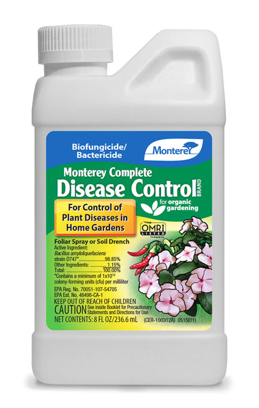 Monterey Complete Disease Control Biofungicide/Bactericide Organic8 o