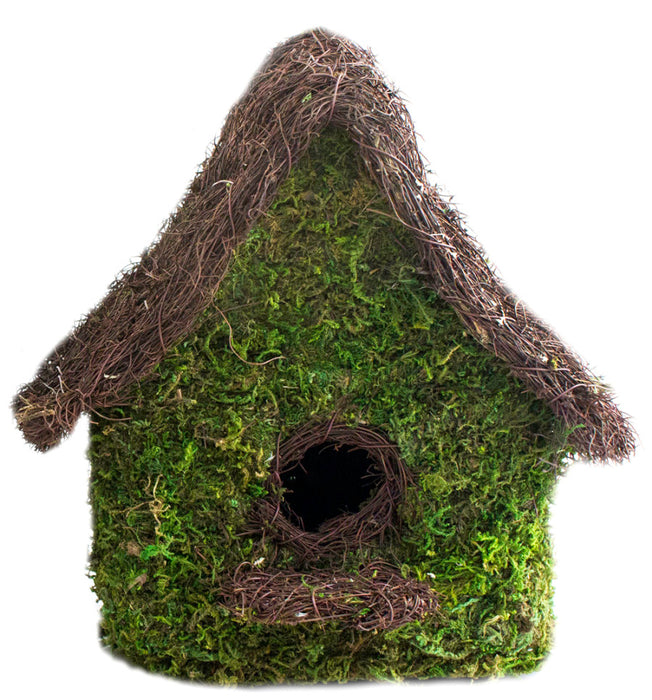 Supermoss Maison Woven Birdhouse-Fresh Green, 9.5In X 10.5 in