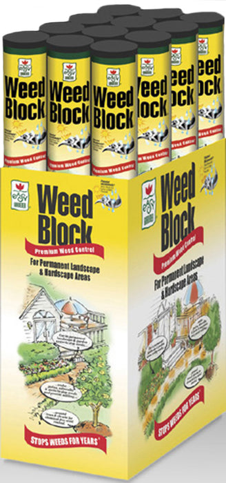 Easy Gardener WeedBlock Weed Control Fabric-Black, 3Ft X 100 ft