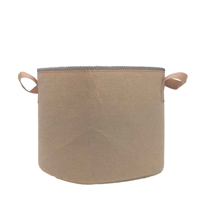 RediRoot Commercial Fabric Bag #15 With Handles-Tan, 14In (H) X 20.10In (Dia)