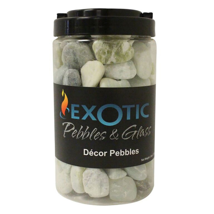 Exotic Pebbles Polished Jar Pebbles-Jade, 5 lb