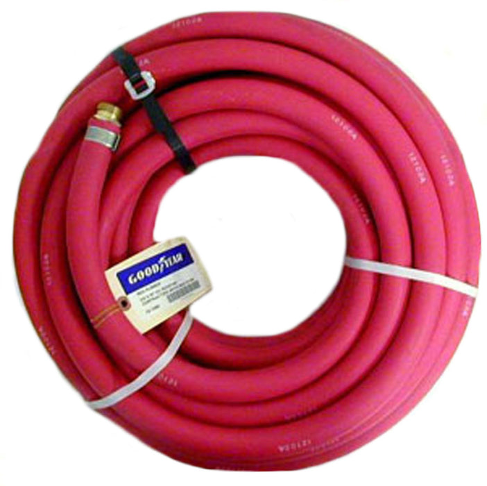 Goodyear Heavy-Duty Contractor Water Hose-Red, 3/4In X 75 ft