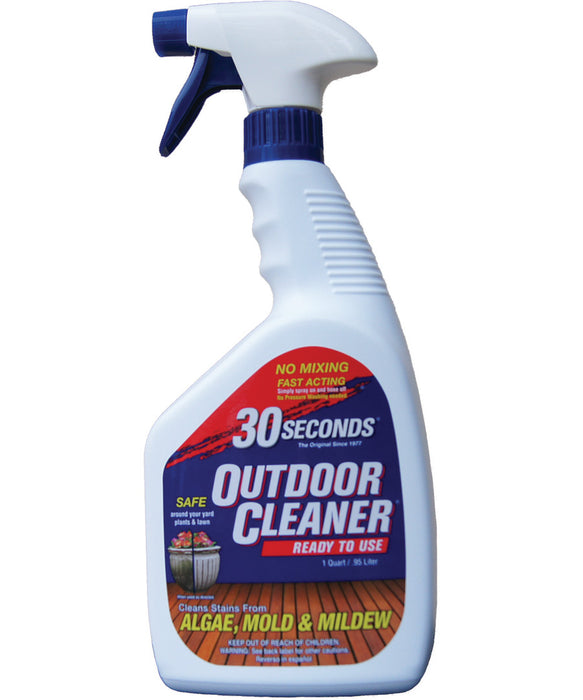 30 Seconds Outdoor Cleaner Algae Mold & Mildew Ready to Use-Trigger Sprayer, 32 oz
