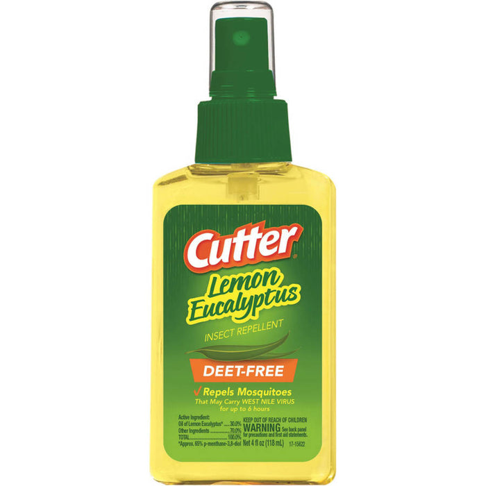 Cutter Lemon Eucalyptus Insect Repellent Pump Spray-4 oz