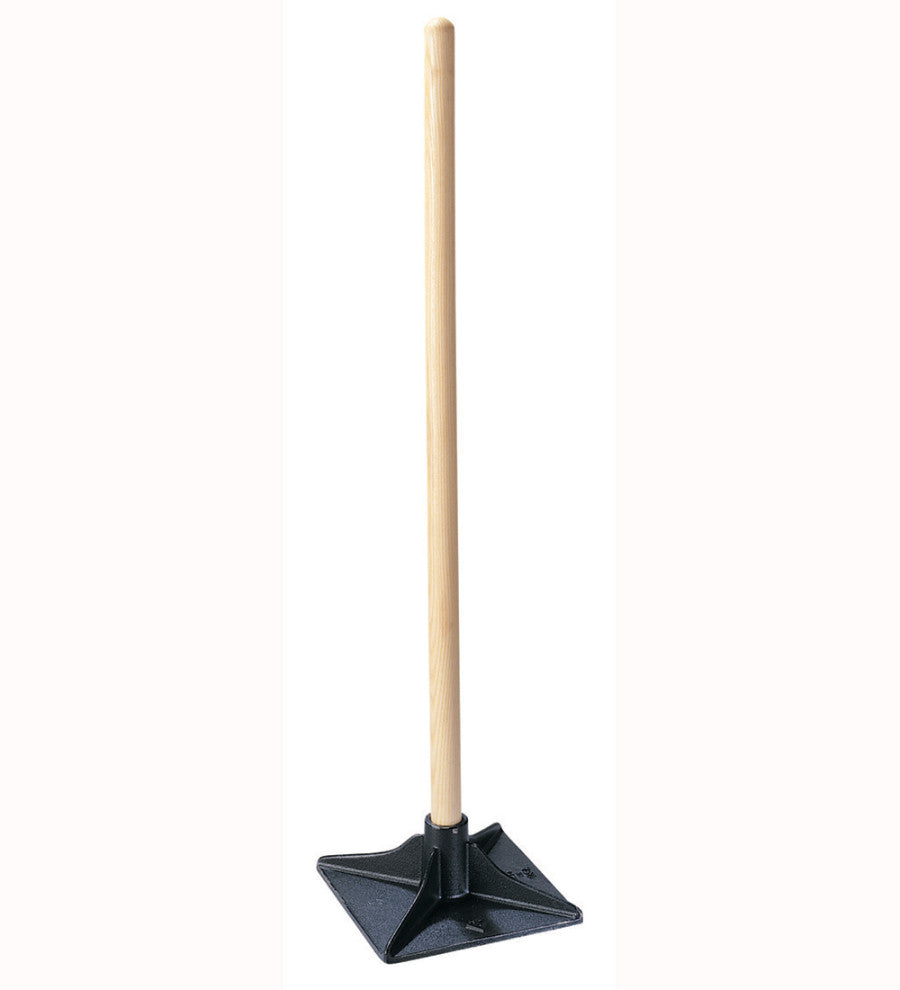 Ames True Temper Tamper with 42in Wood Handle10In X 10 in