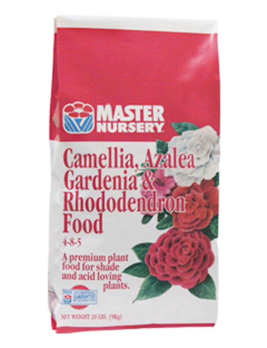 Master Nursery Camellia Azalea Gardenia & Rhododendron Food 4-8-5-5 lb