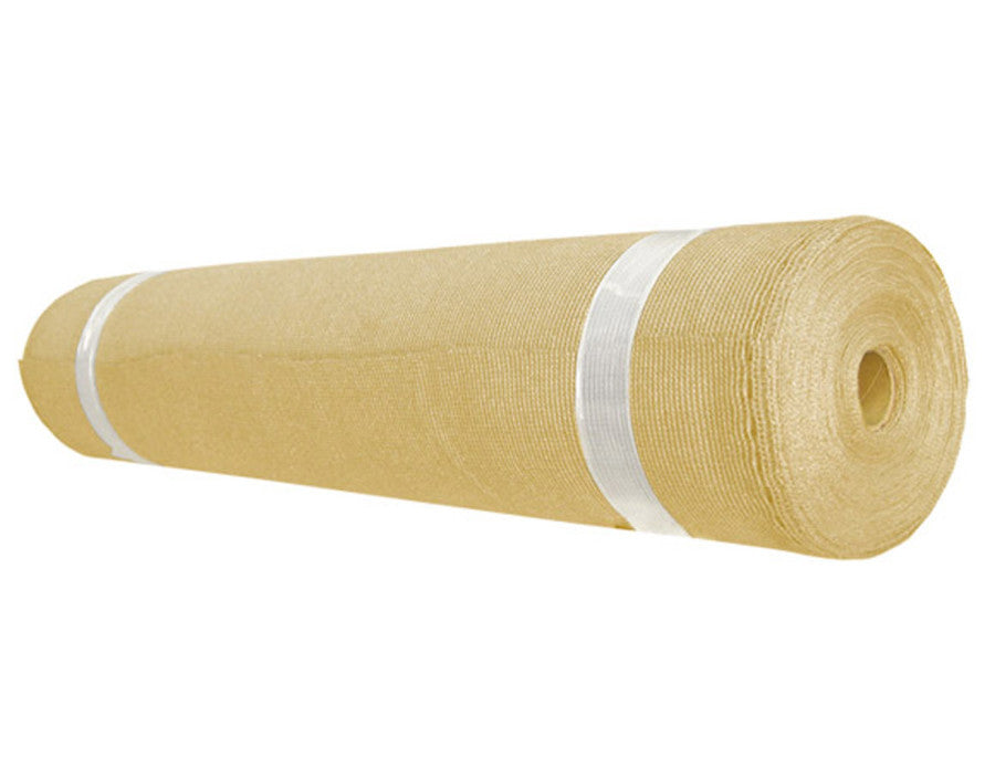 Coolaroo 70% UV Block Shade Fabric Roll-Sandstone, 6Ft X 100 ft