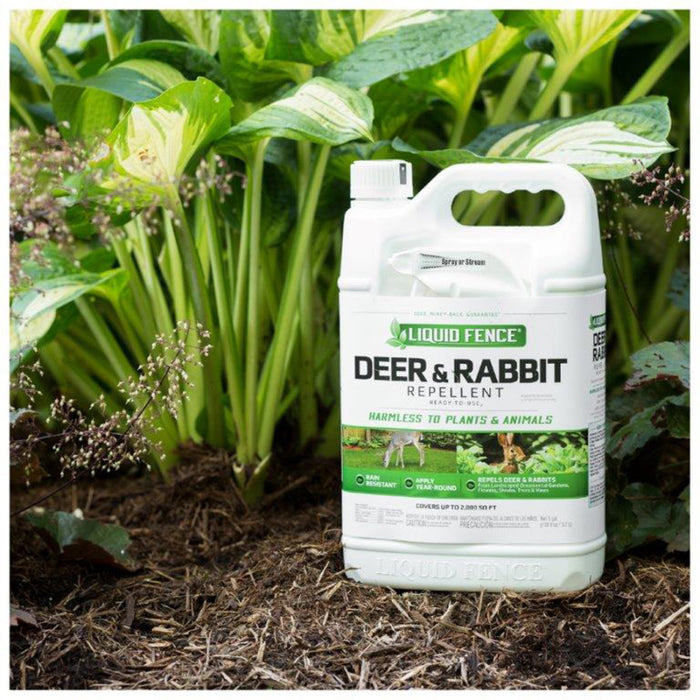 Liquid Fence Deer & Rabbit Repellent Ready to Use-1 gal
