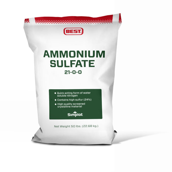 Best Ammonium Sulfate Fertilizer-21-0-0, 50 lb