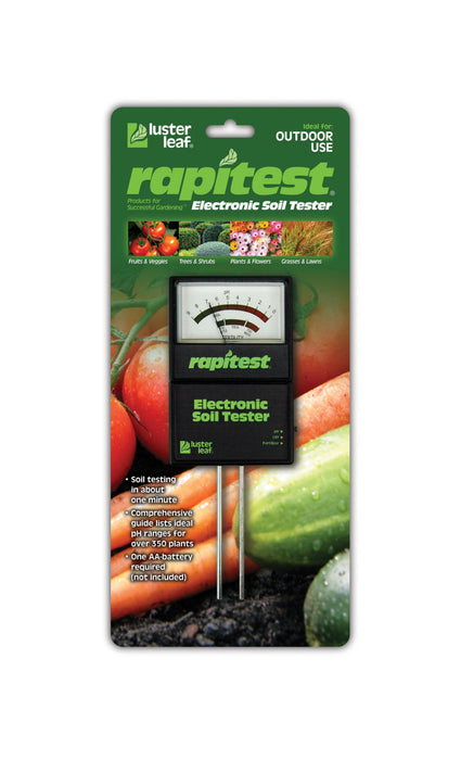 Luster Leaf Rapitest Electronic Soil Tester-Black, 7.5 in