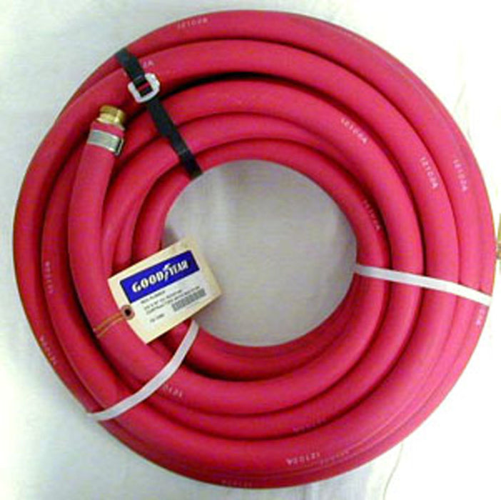 Goodyear Heavy-Duty Contractor Water Hose-Red, 3/4In X 50 ft
