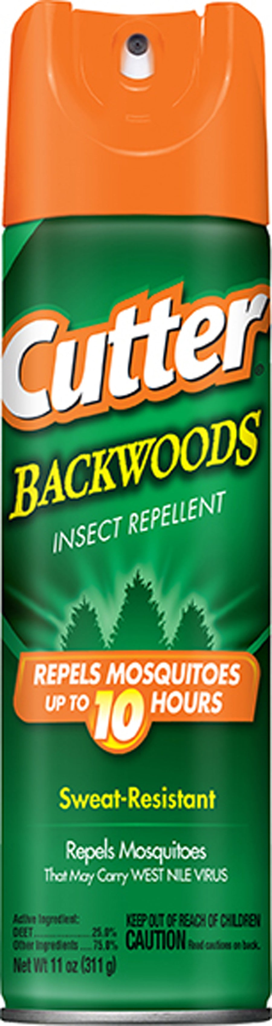 Cutter Backwoods Insect Repellent Mosquito Aerosol 25 DEET11 oz