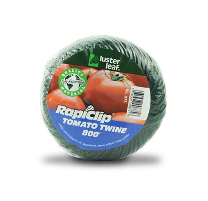 Luster Leaf Rapiclip Tomato Twine 2-Ply Jute-Green, 800 ft