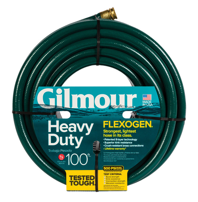 Gilmour Flexogen Premium Hose Heavy Duty-Green, 3/4In X 100 ft