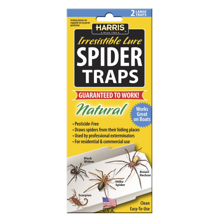 Harris Spider Traps Irresistible Lure Natural-12 pk