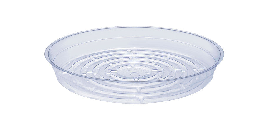 Curtis Wagner Plastics Vinyl Plant Saucer-Clear, 10 in