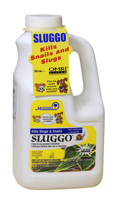 Monterey Sluggo® Slug & Snail Killer Bait Organic-5 lb