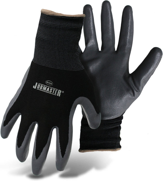 Boss Jobmaster® Nylon with Nitrile Coated Palm Glove-Black, LG