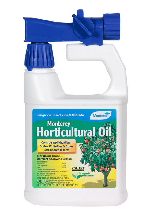 Monterey Horticultural Oil Fungicide, Insecticide & Miticide Ready to Spray-32 oz