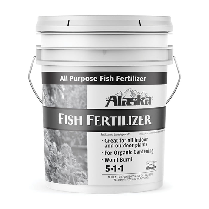 Alaska Fish Emulsion Fertilizer All Purpose 5-1-1-5 gal