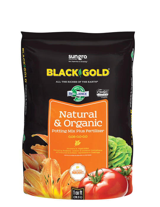 Black Gold Natural & Organic Potting Soil 0.05-0.0-0.0-1Cuft
