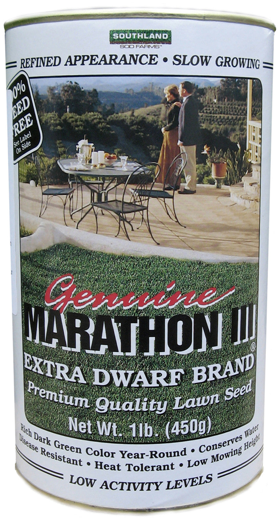 Marathon III Lawn Grass Seed Fine LeafCan, 1 lb