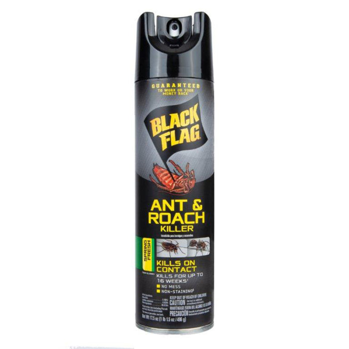 Black Flag Ant & Roach Killer Aerosol-Spring Fresh Scent, 17.5 oz