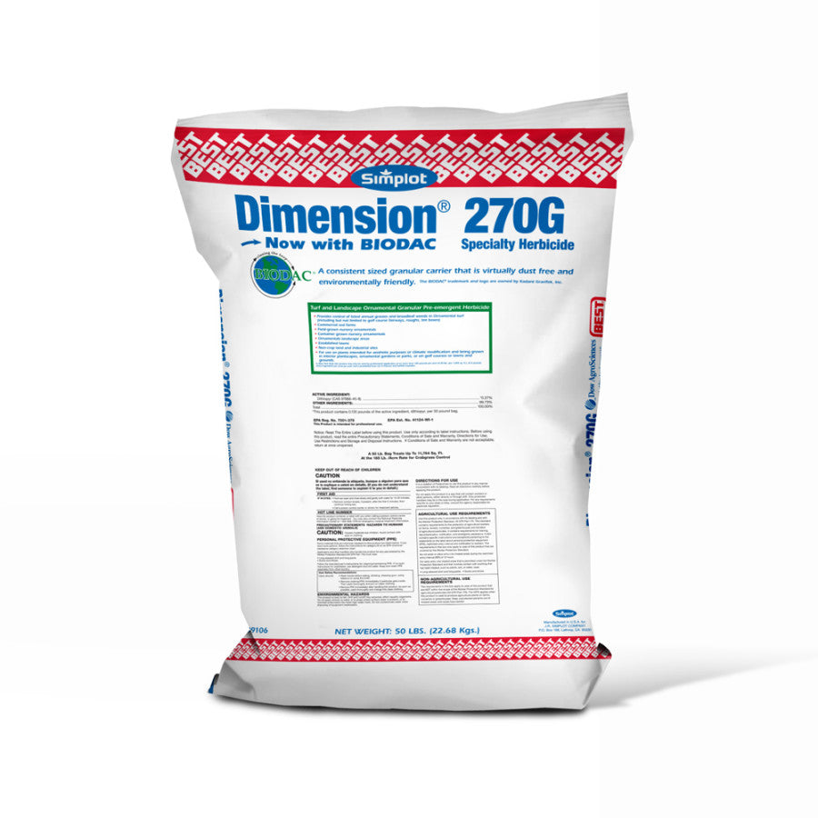 dimension granular herbicide label Best Dimension 270G Turf and Landscape Herbicide-50 lb