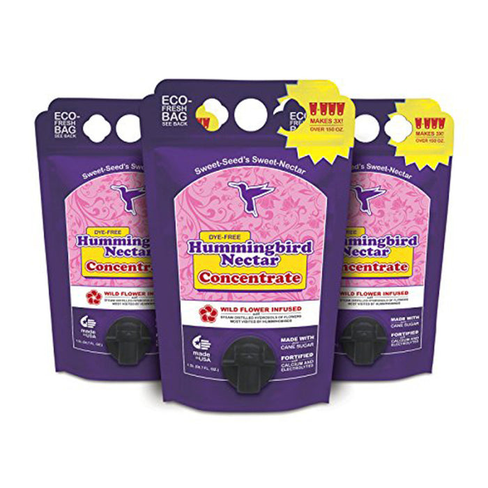 Sweet Seed Hummingbird Nectar Concentrate Eco-Fresh Bag Dye-Free-1.5 l