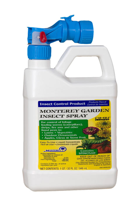 Monterey Garden Insect Spray with Spinosad Ready to Spray Organic-32 oz