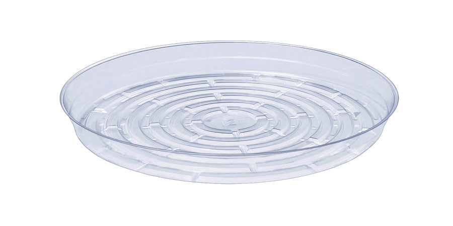 Curtis Wagner Plastics Vinyl Plant Saucer-Clear, 12 in