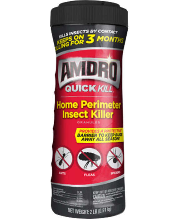 Amdro Quick Kill Home Perimeter Insect Killer Granules-Canister, 2 lb