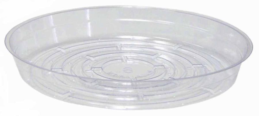 Curtis Wagner Plastics Vinyl Plant Saucer-Clear, 6 in