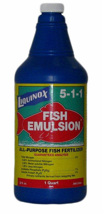 Liquinox Fish Emulsion All Purpose Fertilizer 5-1-1-32 oz