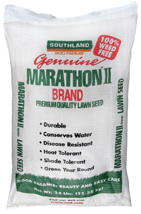 Marathon II Lawn Grass Seed-Bag, 25 lb